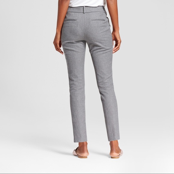 Chic business casual light grey work pants - Picture 3 of 4